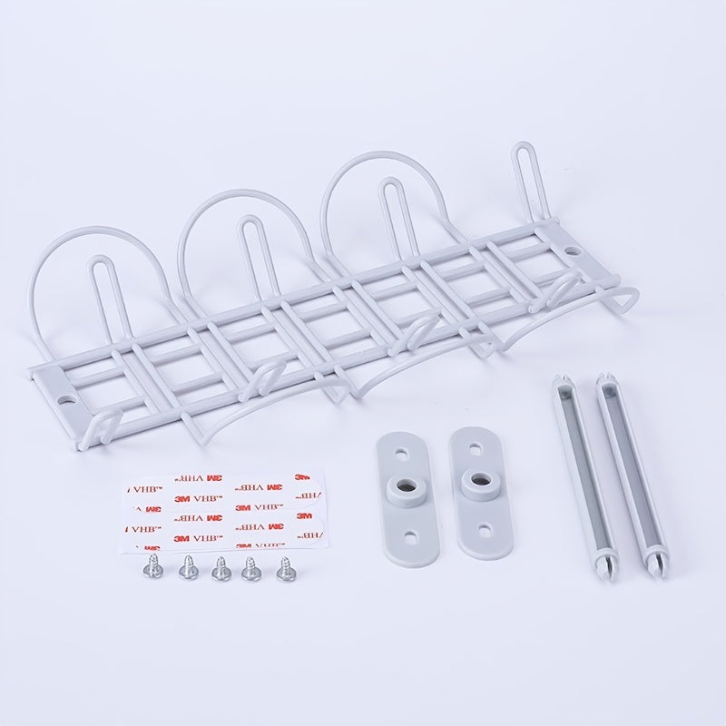 Under Desk Cable Management Storage Rack Socket Hanging Organizer