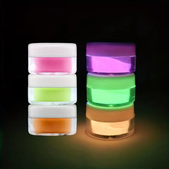 3-Color Set Glow-In-The-Dark Glitter Epoxy Resin Pigment 5g