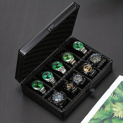 24 Slot Aluminum Watch Storage Display Box