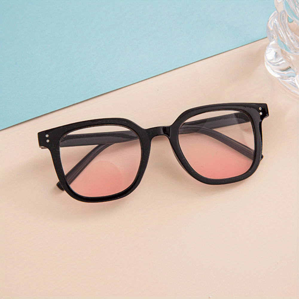 Large Square Sunglasses Casual Gradient Glasses UV400