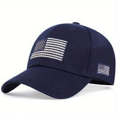 Vintage Flag Embroidery Baseball Cap Sun Hat Adjustable Lightweight Dad Hats