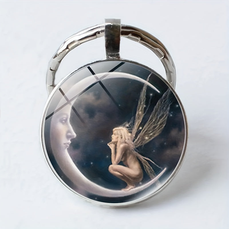 Enamel Keychain Pendant Girls' Jewelry Gift for Daughter