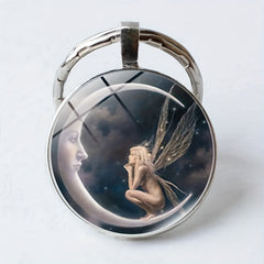 Enamel Keychain Pendant Girls' Jewelry Gift for Daughter