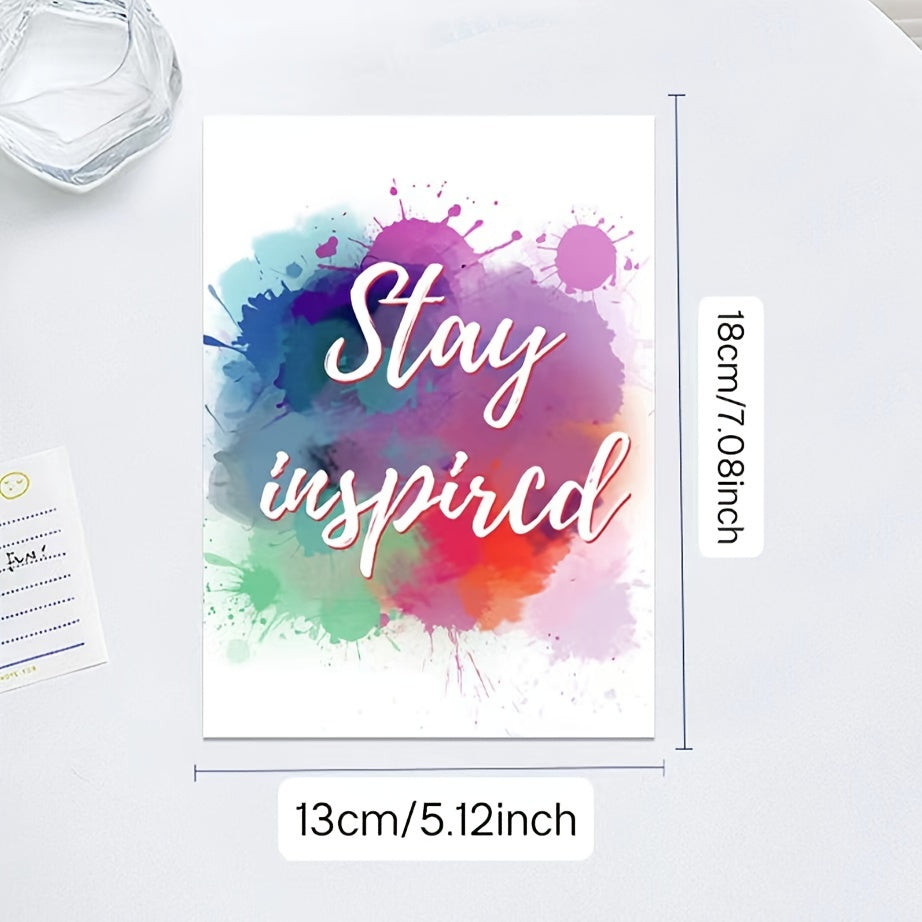 9pcs Inspirational Text Decoration Cards for Thanksgiving Christmas Birthday
