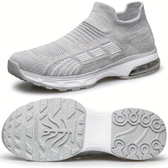 Women's Breathable Slip On Sneakers Low Light Shoes