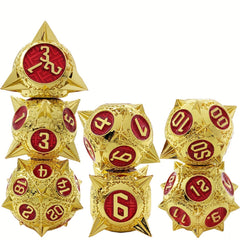 Metal Dice Set 7 Die Metal Polyhedral Dice Set With Gift Metal Box