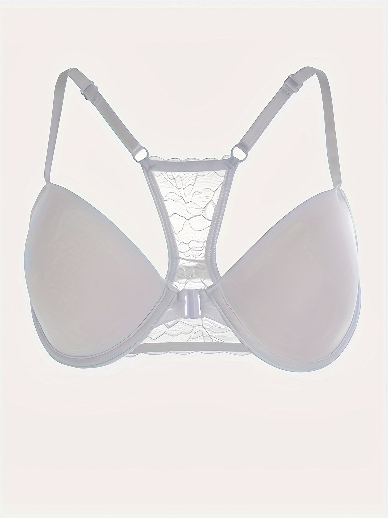 Lace T-Shirt Bra Front Buckle Push Up Bra