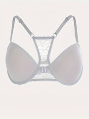 Lace T-Shirt Bra Front Buckle Push Up Bra