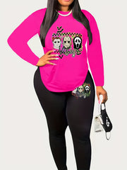 Women's Halloween Graphic Print Set