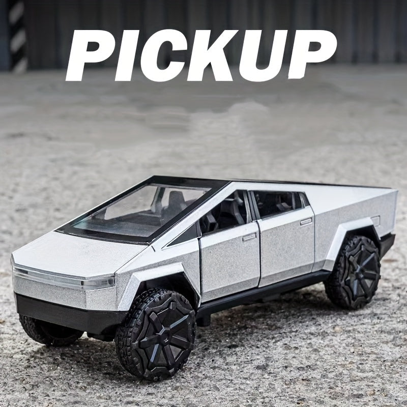 1:36 Style Truck Model Pull Back Light Effect Simulation Model Toy Boy Boxed
