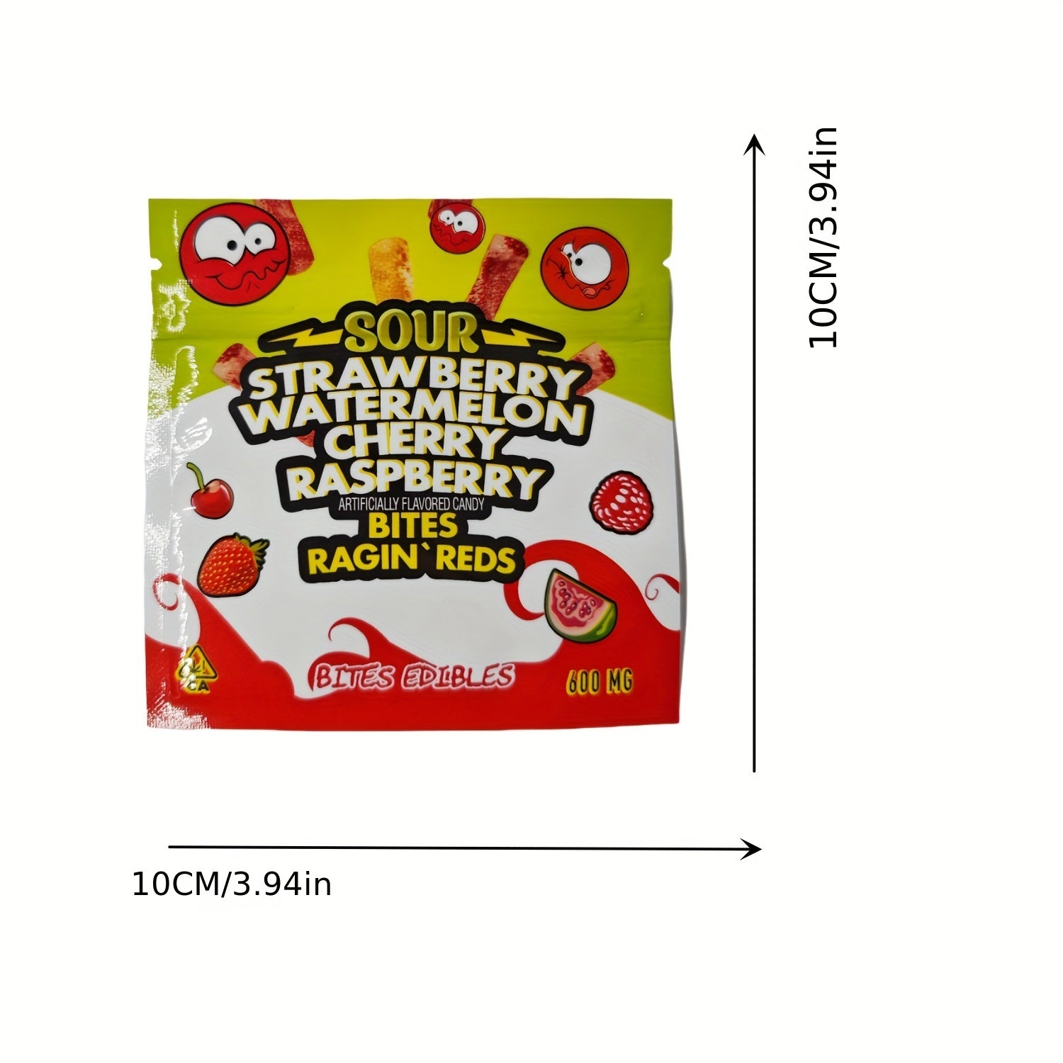 10 pcs Reusable Self Sealing Plastic Bags for Snacks and More
