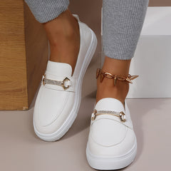 Rhinestone Flat Skate Shoes Wear Resistant Non Slip