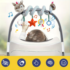 Colorful Car Seat Toy for Boys and Girls 0-12 Months