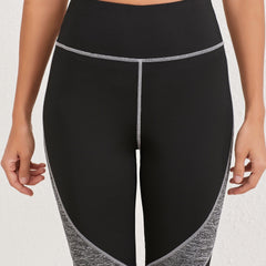 High Waist Tummy Control Fitness Pants Quick Dry Running Yoga Hip Lifting Sports
