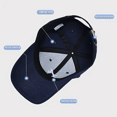 Letter Embroidered Baseball Cap Outdoor Sunscreen Dad Hat
