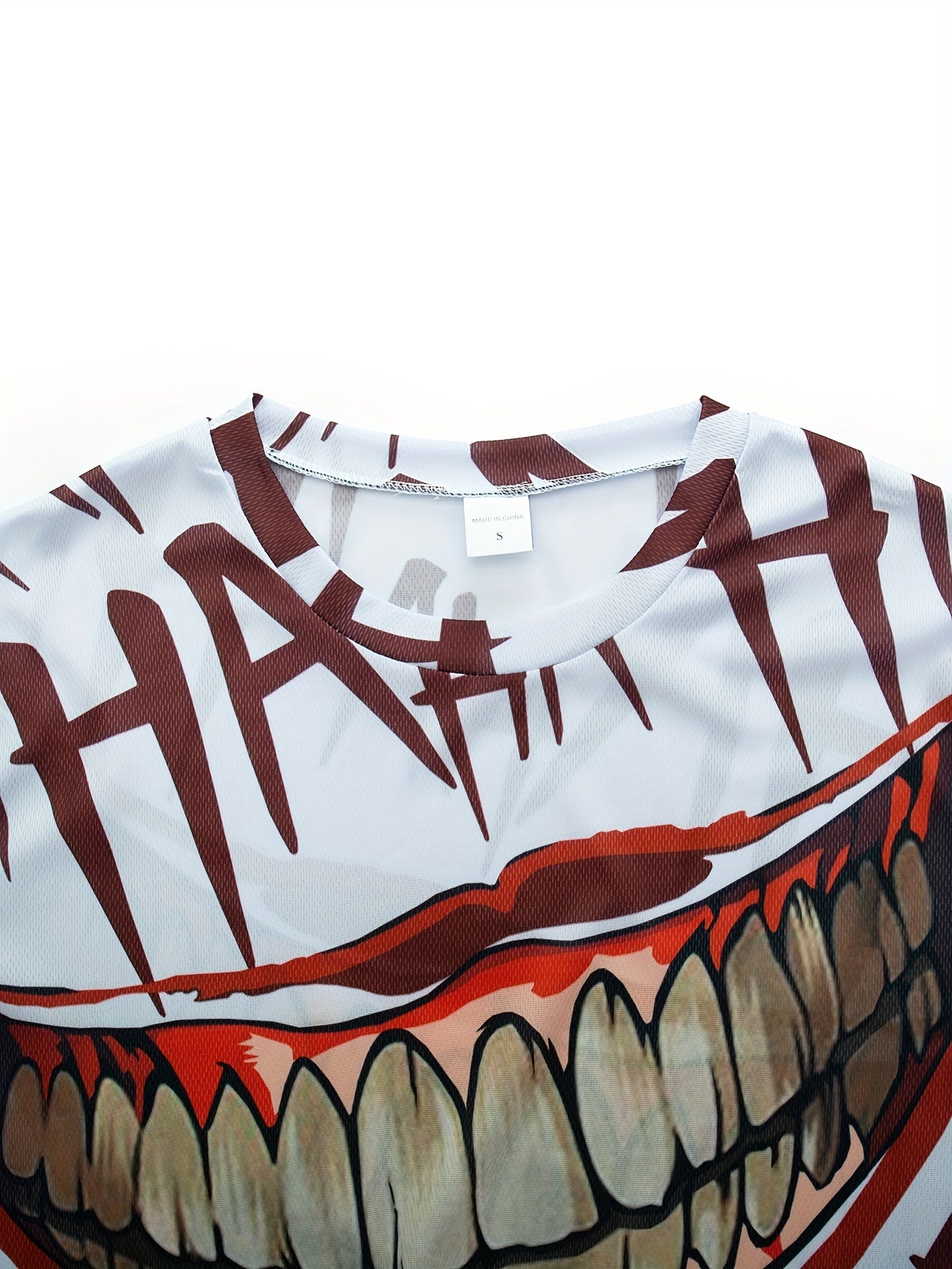 Men's Breathable Funny Mouth Print T-Shirt