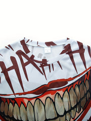 Men's Breathable Funny Mouth Print T-Shirt