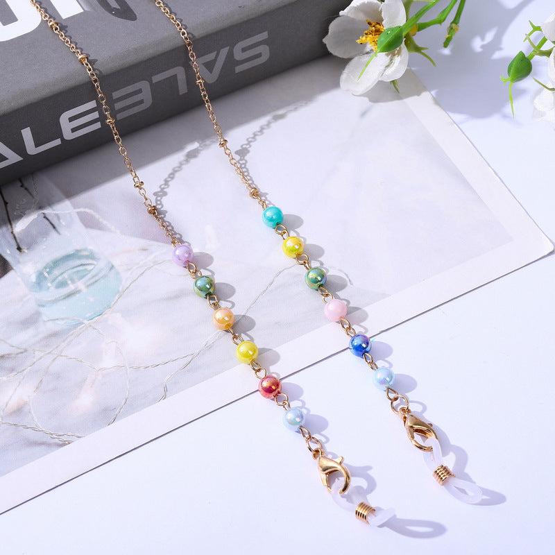 Metal Glasses Chain with Big Pendant for Ladies