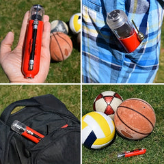 Portable Basketball Pump with Needles, Football Volleyball Air Pump