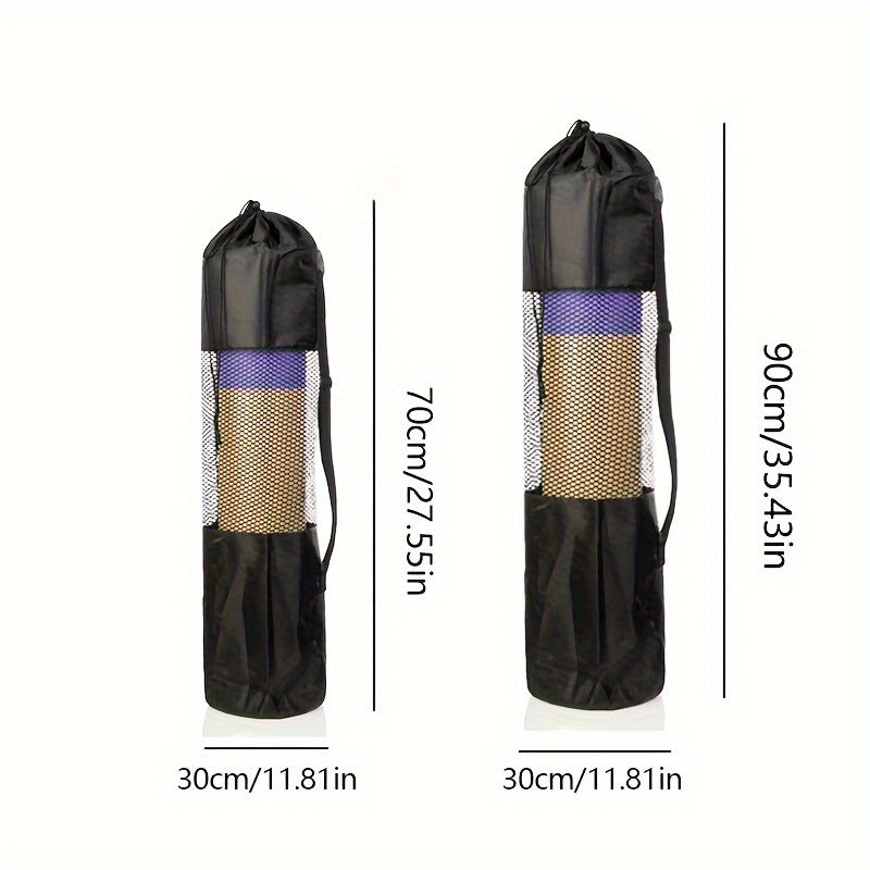 Widened Yoga Mat Storage Bag Oxford Textile Fitness Mesh Bag