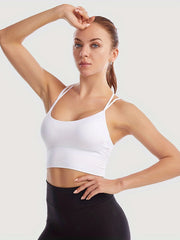 Criss Cross Back Medium Stretch Bra