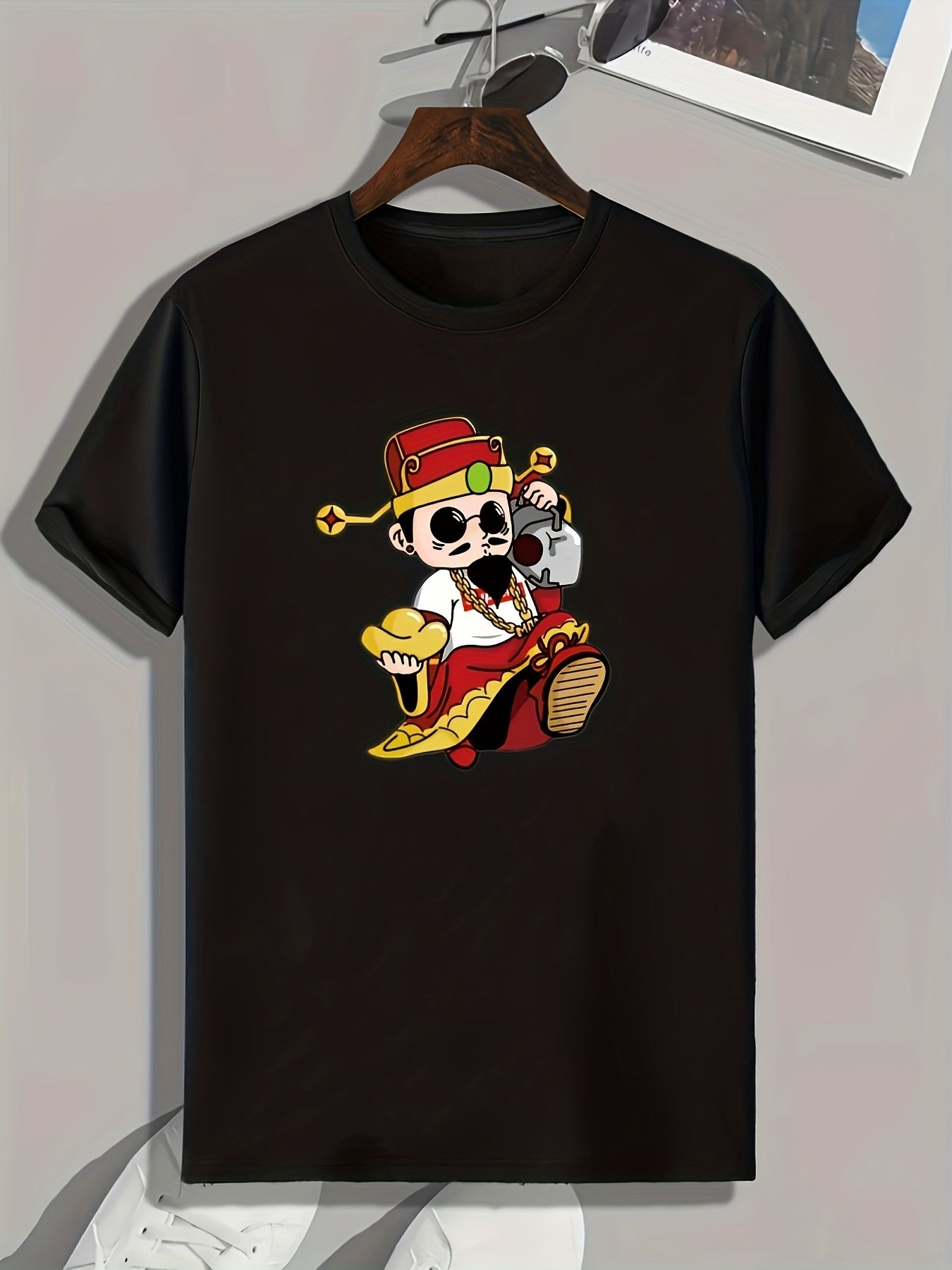 God Of Wealth Graphic Men's Tee Casual Comfy T-shirt