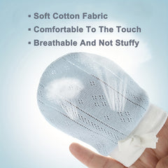 Adjustable Breathable Mesh Mittens For Newborn Infants