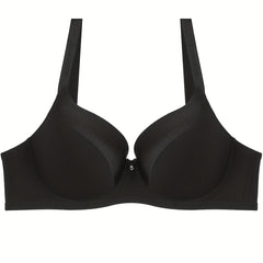 Plus Size Rhinestone Molded Cup Bralette