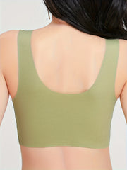 Lace Wireless Front Buckle Bra Breathable Women's Lingerie