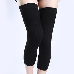 1pair Knee Pad Female Joint Sheath Plus Cashmere Anti-cold Leg P