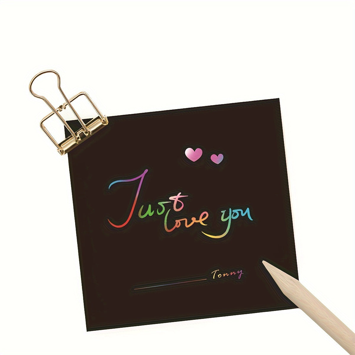 100pcs Scratch Art Paper Set With Wooden Pencil & Painting Template