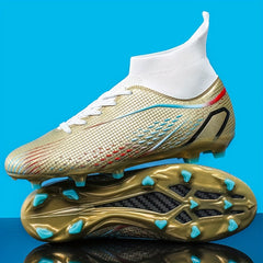 High Top Non Slip Football Cleat spikes Outdoor Soccer Shoes