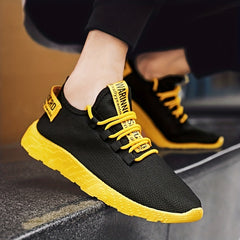 Men's Lightweight Knitted Casual Shoes for Traveling Jogging