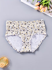 5 Pack Plus Size Panties Set High Waisted Soft B