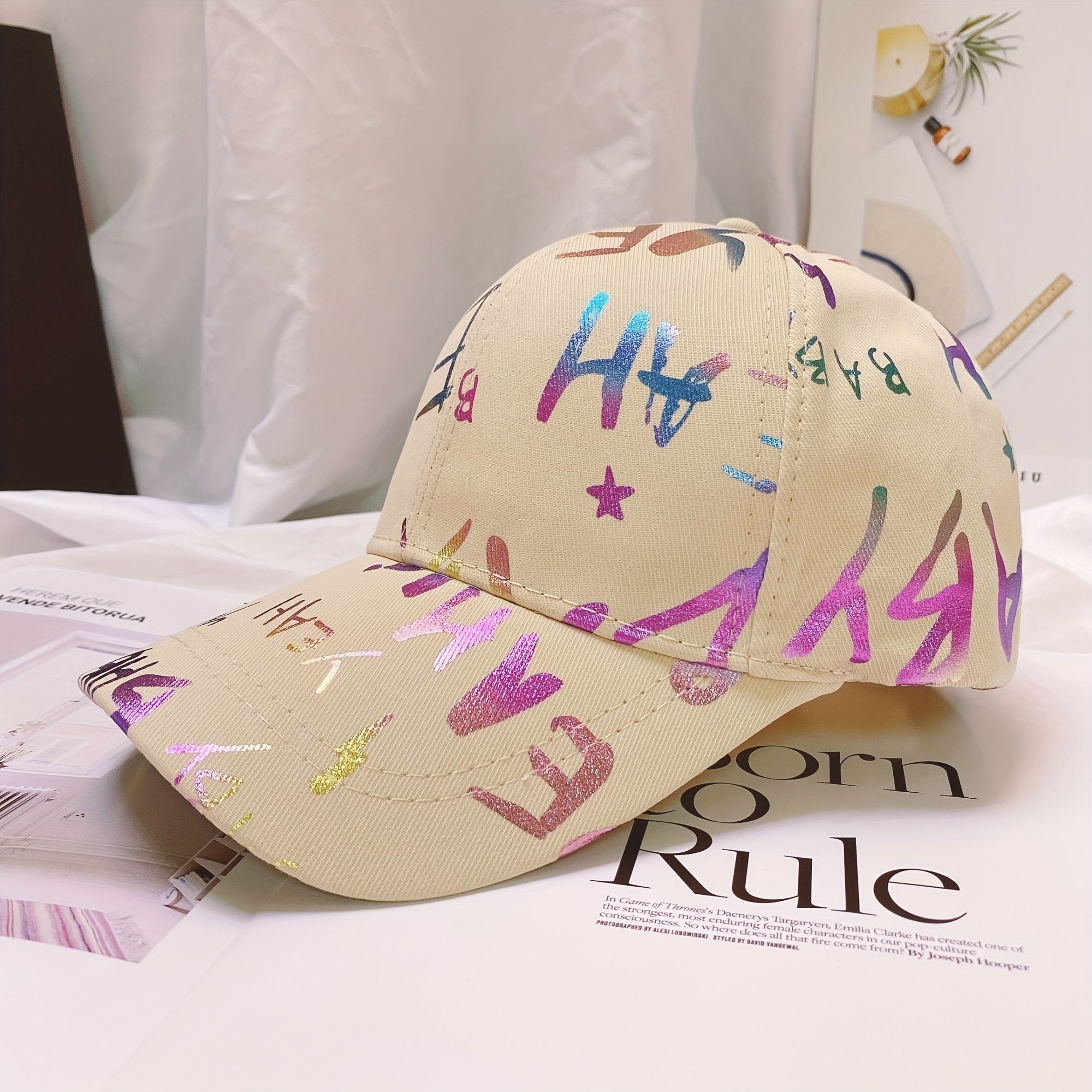 Butterfly Love Flower Embroidered Baseball Cap Sports Hat