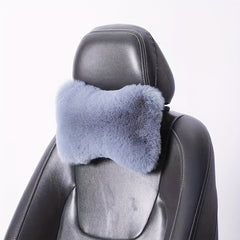 Rabbit Plush Car Headrest Pillow Set