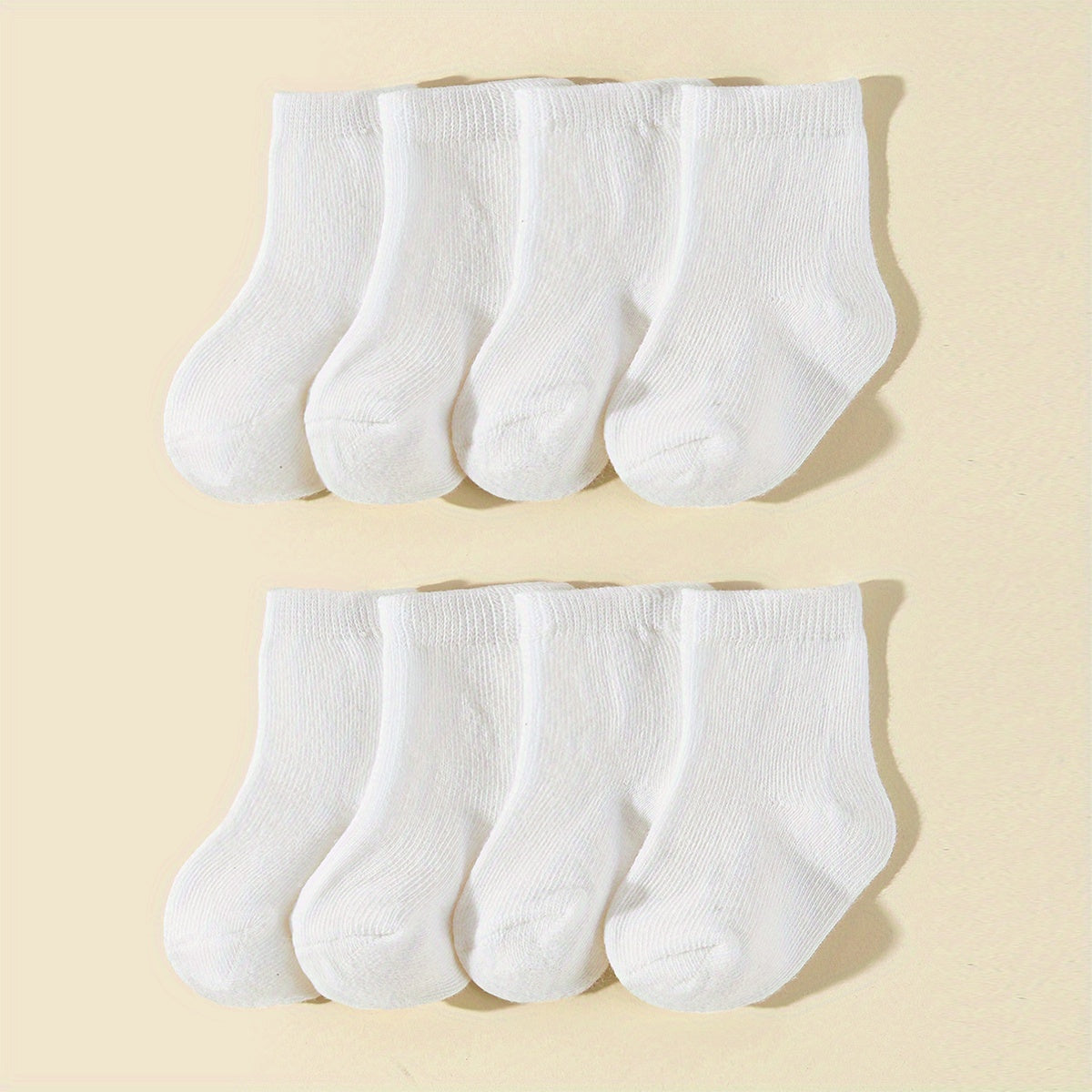 10Pairs Baby Cotton Blend Short Crew Socks for Four Seasons