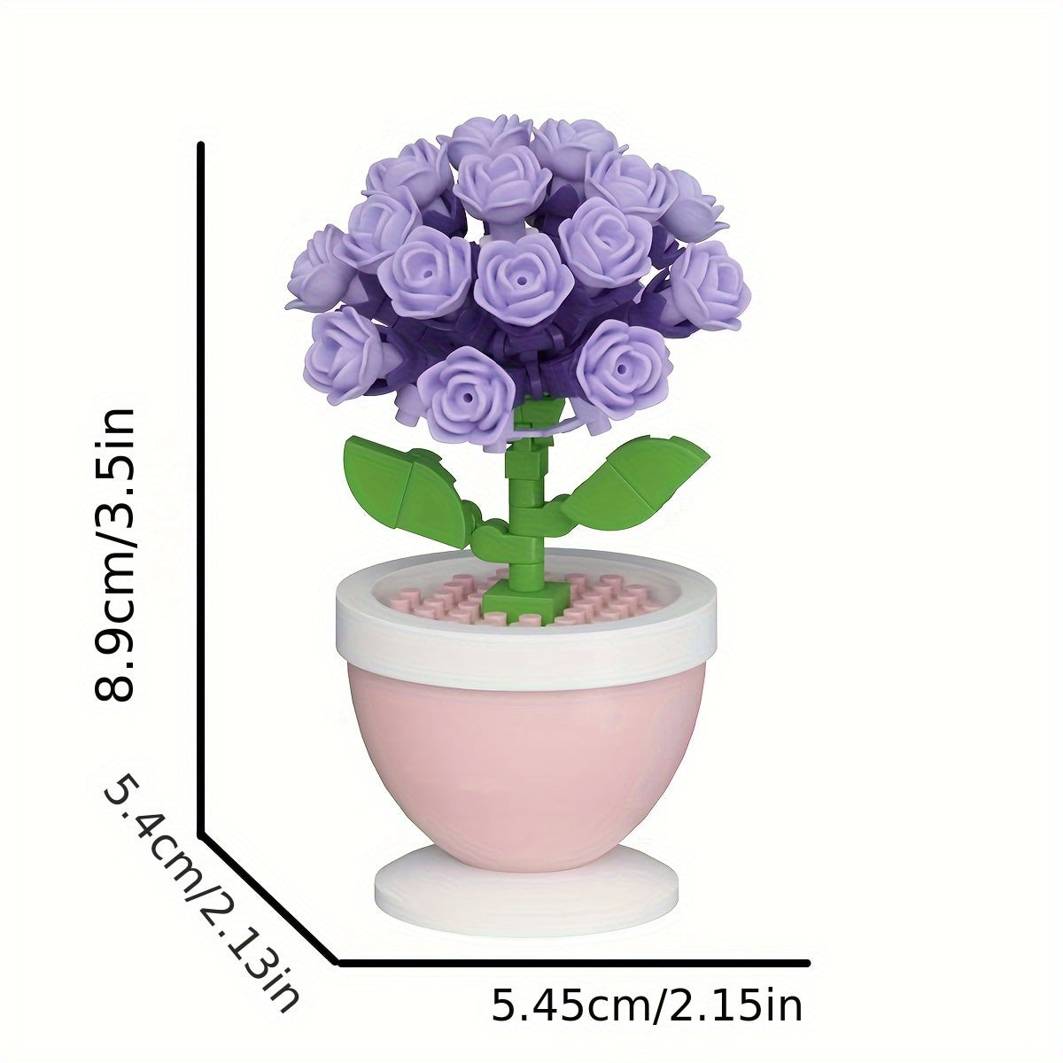 Eternal Blooming Bouquet Artificial Flowers DIY Potted Plants Desktop Deco