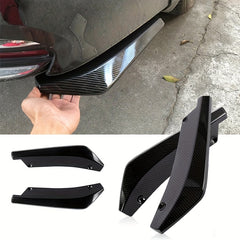 2pcs Car Rear Bumper Lip Spoiler Anti-Collision Exterior Accessories