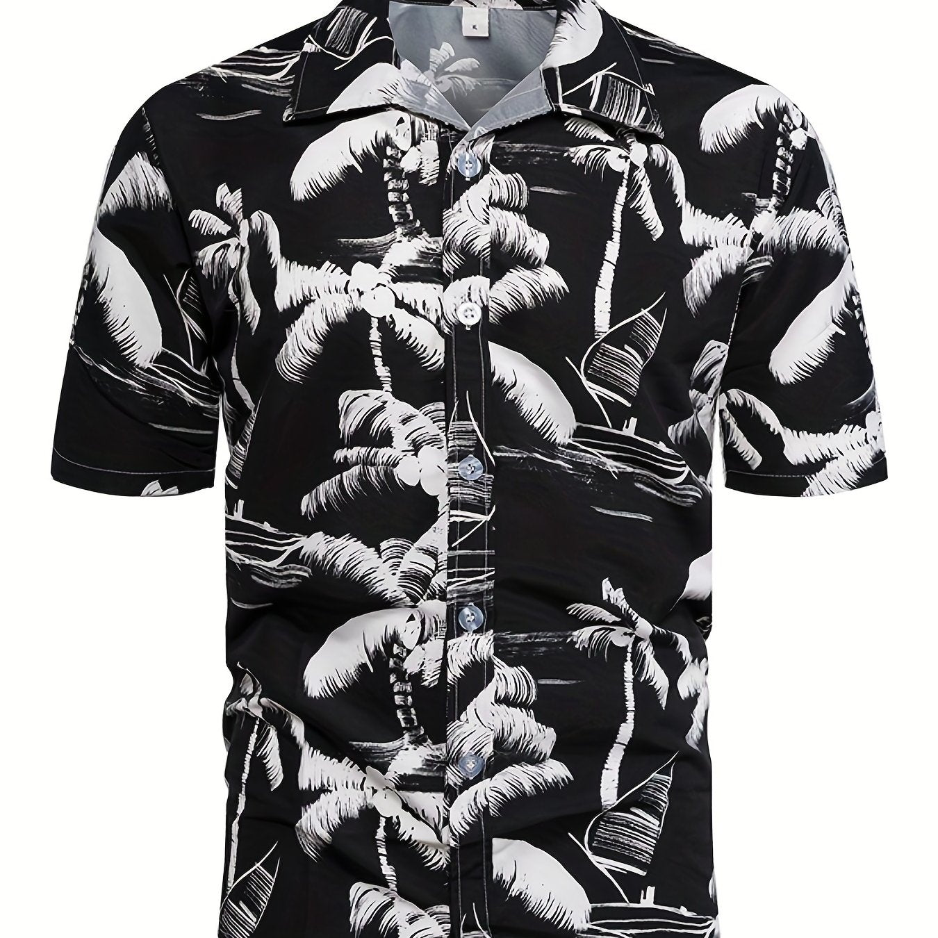 Men's Hawaiian Print Shirt Lightweight Casual Shirt For Spring Summer