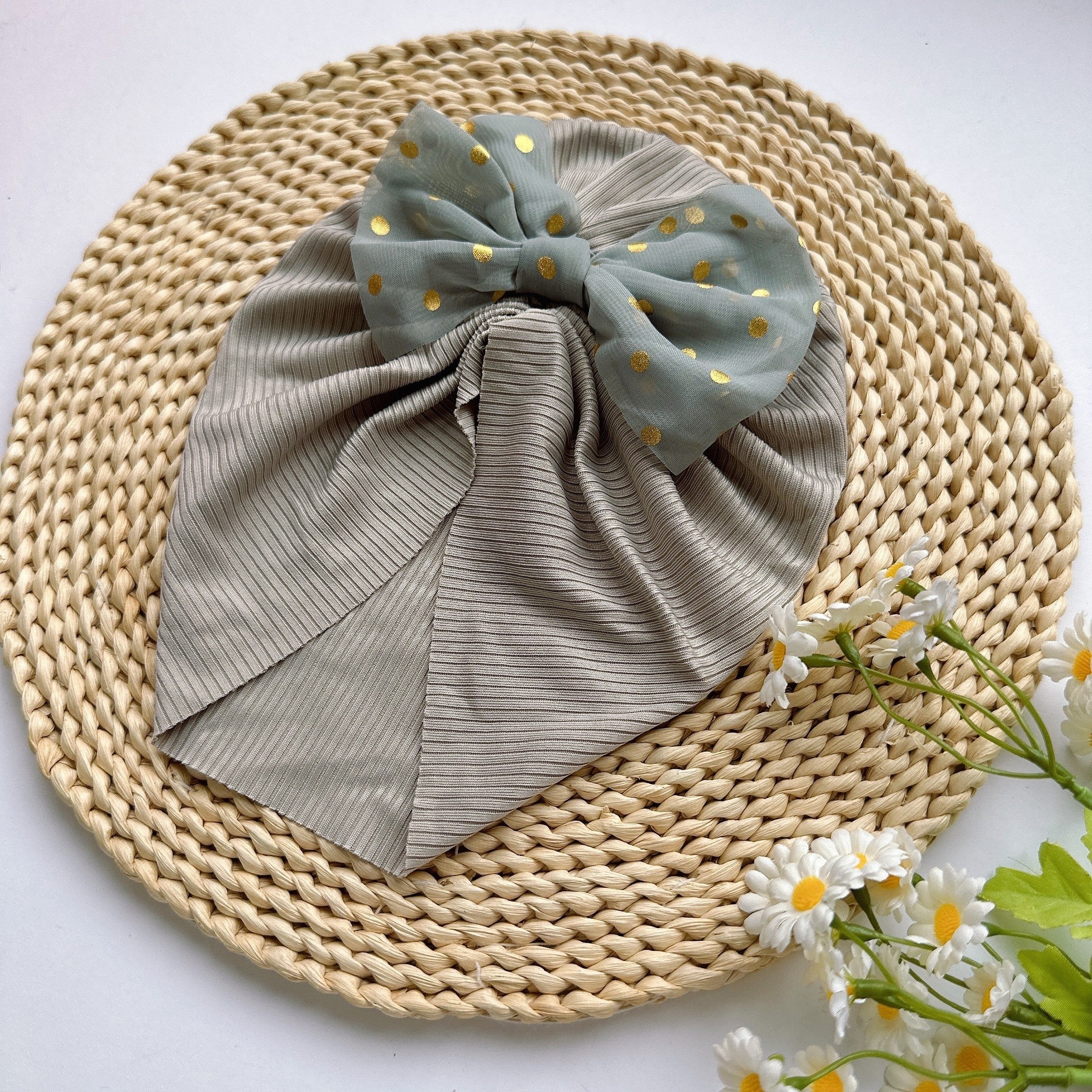 Baby Thin Headband Soft & Comfortable Bow Hat for Infants & Newborns