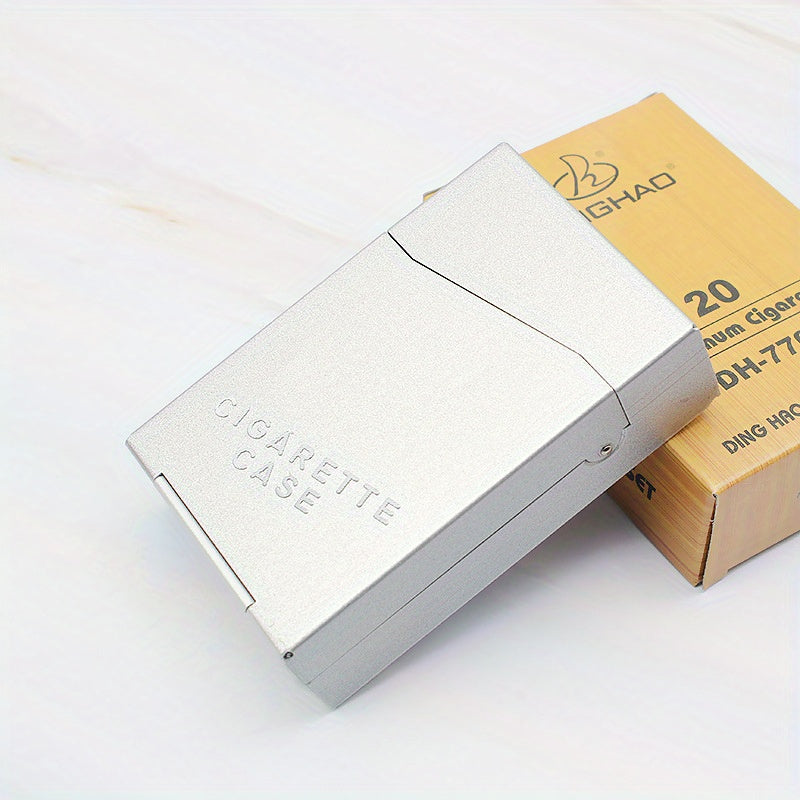20 Pack Soft Cigarette Cases Aluminum Alloy Holder for Men
