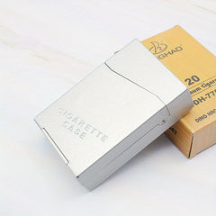 20 Pack Soft Cigarette Cases Aluminum Alloy Holder for Men