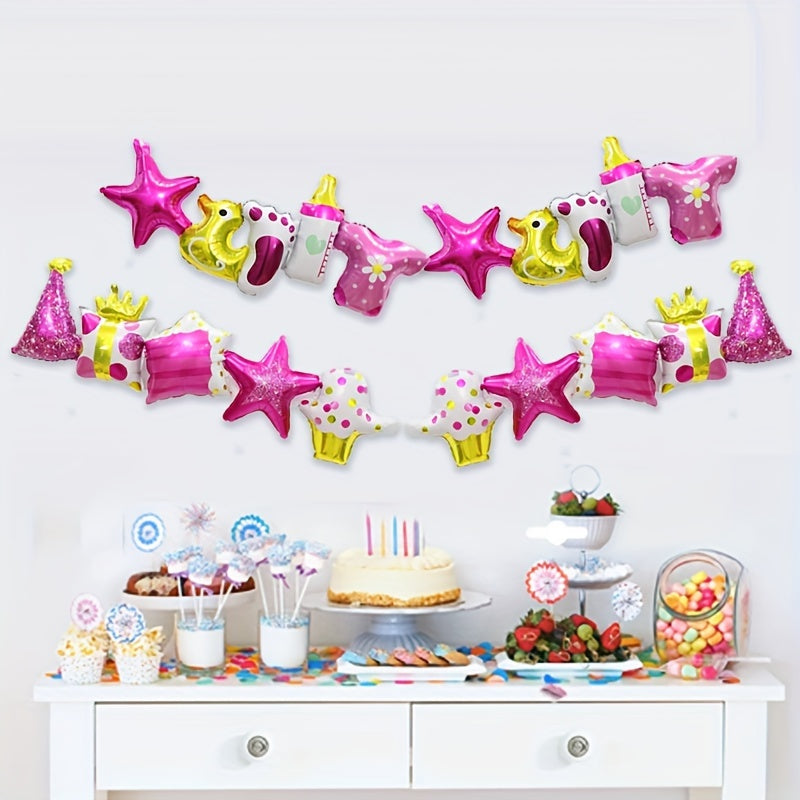 2pcs Birthday Party Decoration Balloons Accessories