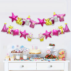 2pcs Birthday Party Decoration Balloons Accessories