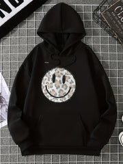 Leopard Print Hoodie with Kangaroo Pocket for Women