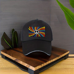 Pride Peace Flag Rainbow Flag Baseball Cap Universal Cap