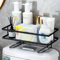 1 Tier Over The Toilet Storage Bathroom Organizer Shelf No Drilling Space Saver