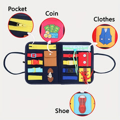 Montessori Teaching Aids Carrying Bag Busy Board Storage