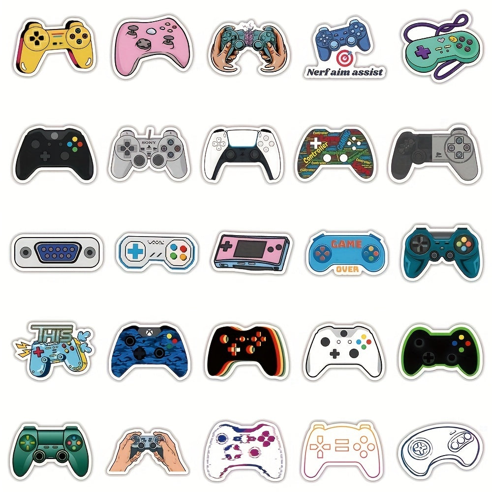 50 Game Controller Series Waterproof Stickers DIY Creative Toys